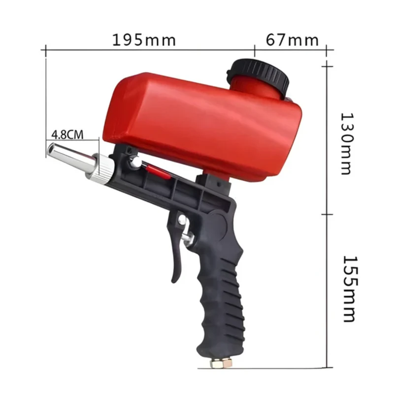Pistolet de Sablage Réglable Puissant