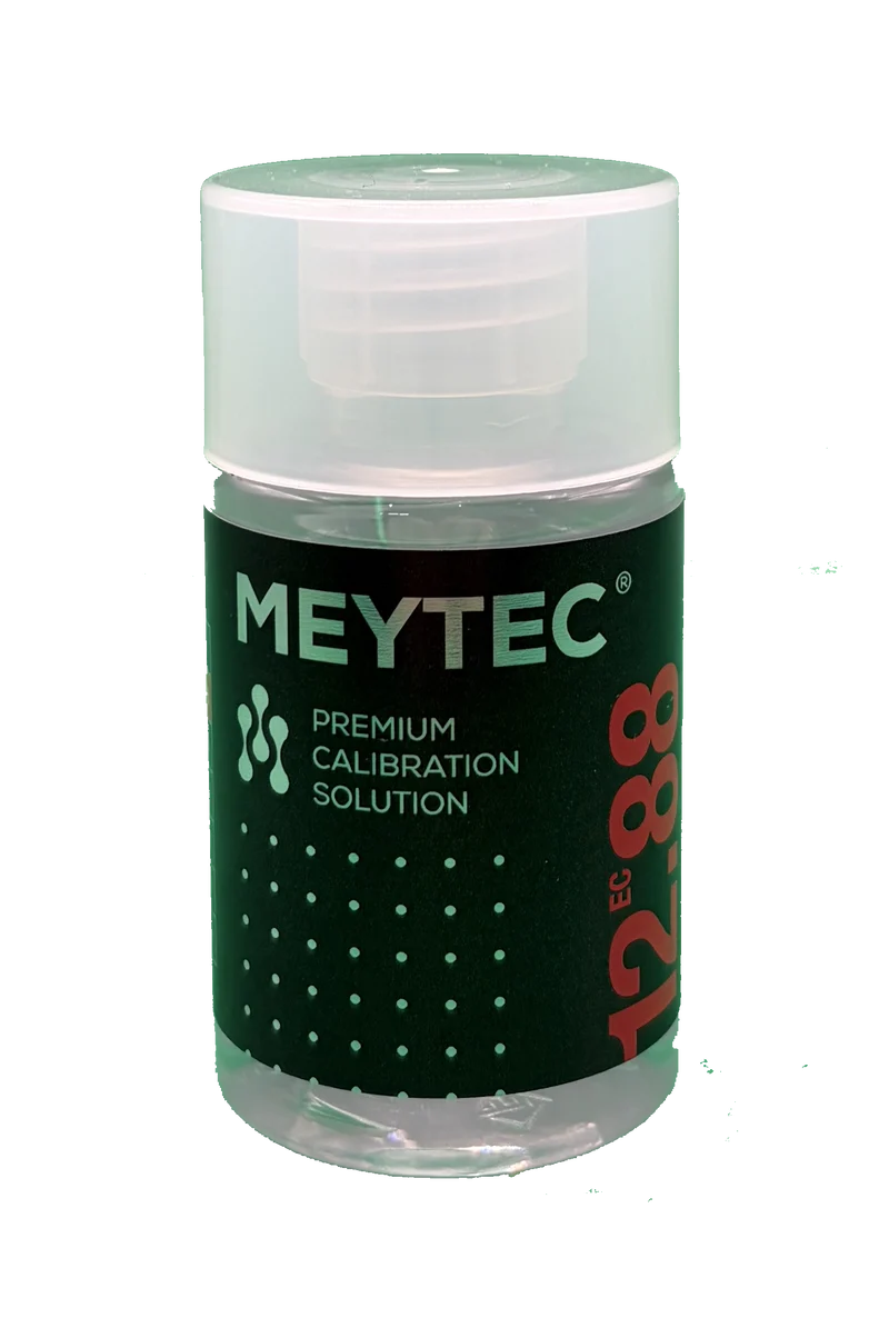 Solution d'étalonnage EC 12,88 mS/cm Meytec pour testeur de sel piscine – Flacon 60 ml
