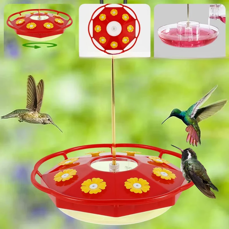 Mangeoire Colibri Multi-Port Transparente