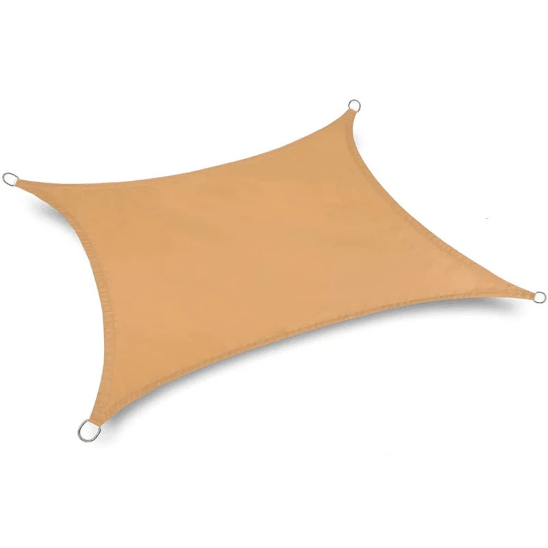 Toile d'ombrage Rectangulaire Sable