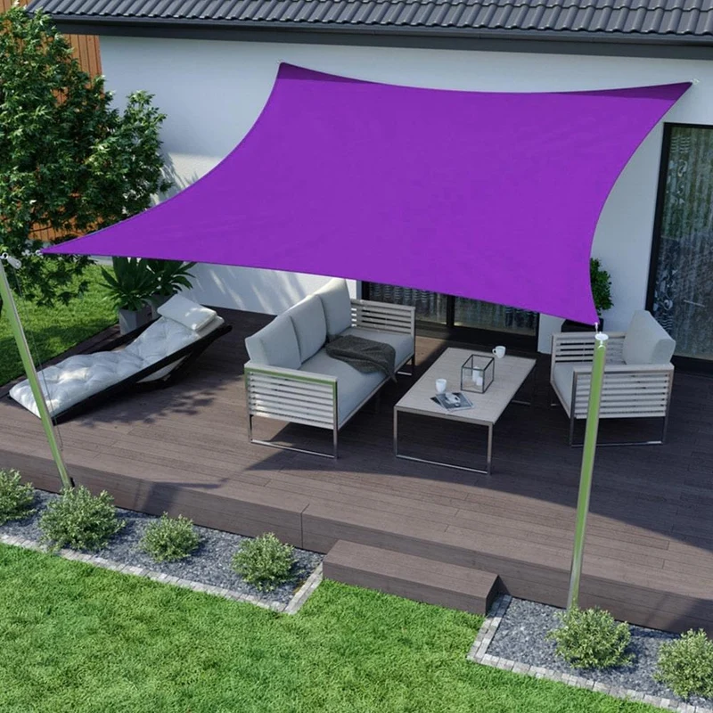 Toile d'ombrage Carré Violet