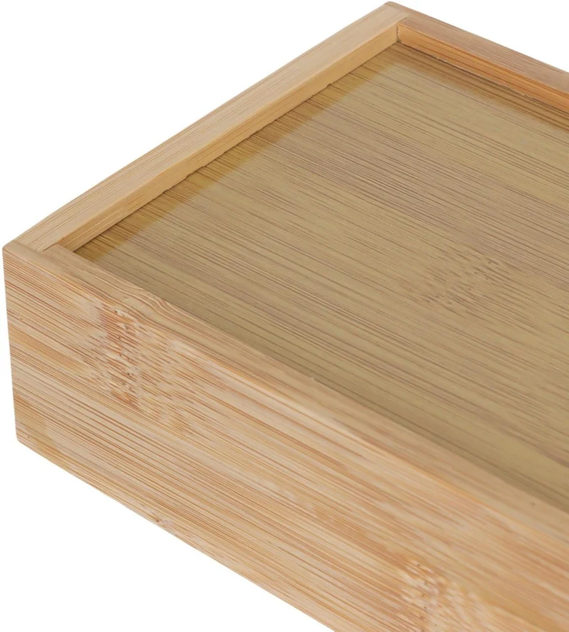 Lot de 5 inserts universels pour tiroirs cuisine salle de bain bureau 5 x 12,5 x 27 cm en bambou naturel 13_0018662