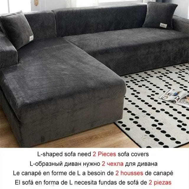 Housse canapé d'angle POMPYDY