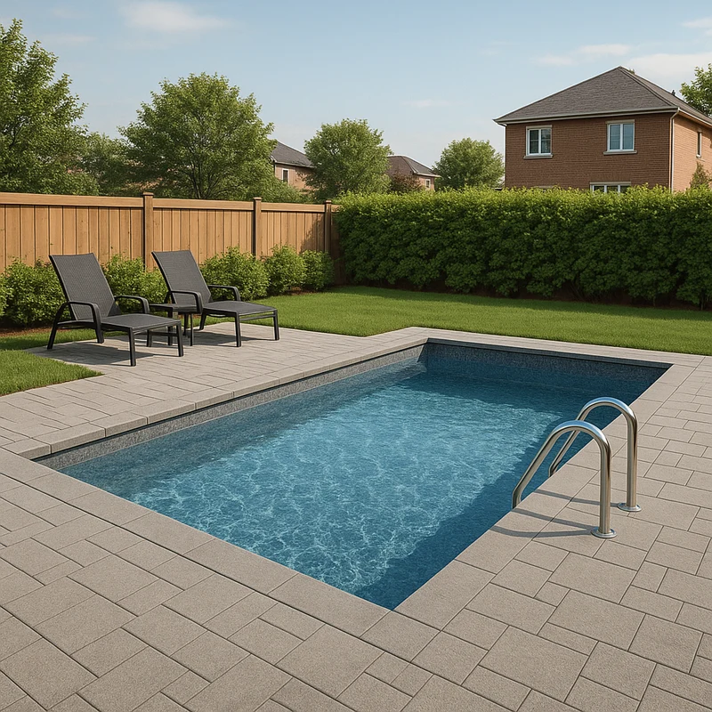 GoPool Solena™ 10' X 20' - Kit de Piscine Creusée avec Panneaux d'Acier