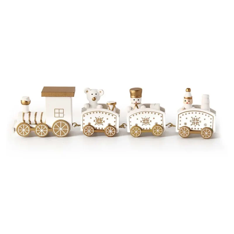 Train de Noël Miniature Coloré
