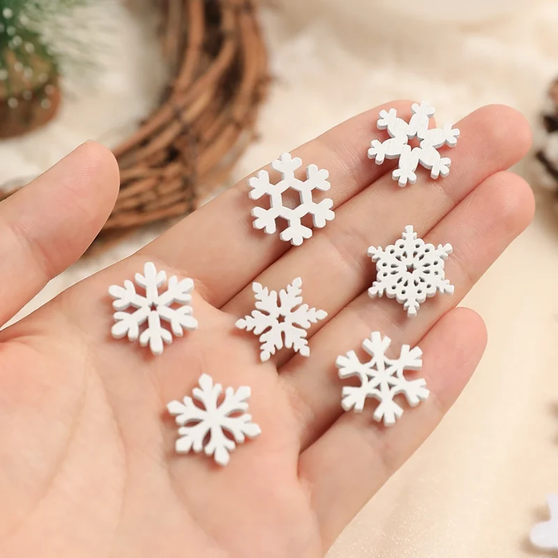 Mini Flocons de Neige Blancs Délicats