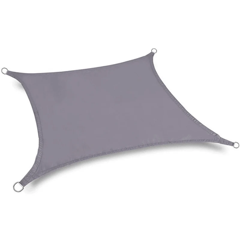 Toile d'ombrage Carré Grise