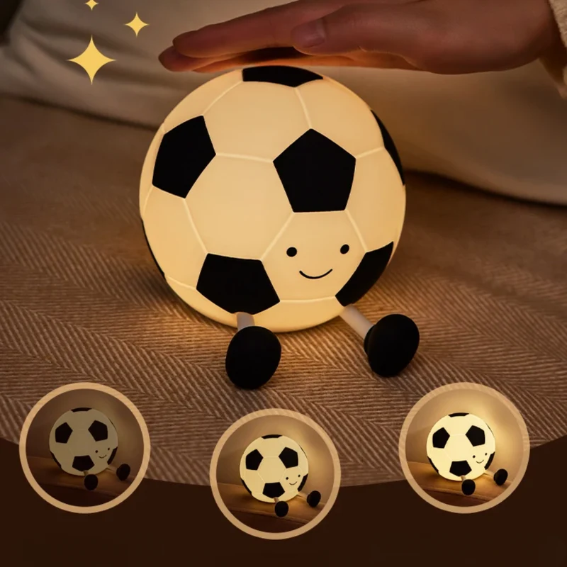 Veilleuse Ballon de Foot Tactile Apaisante