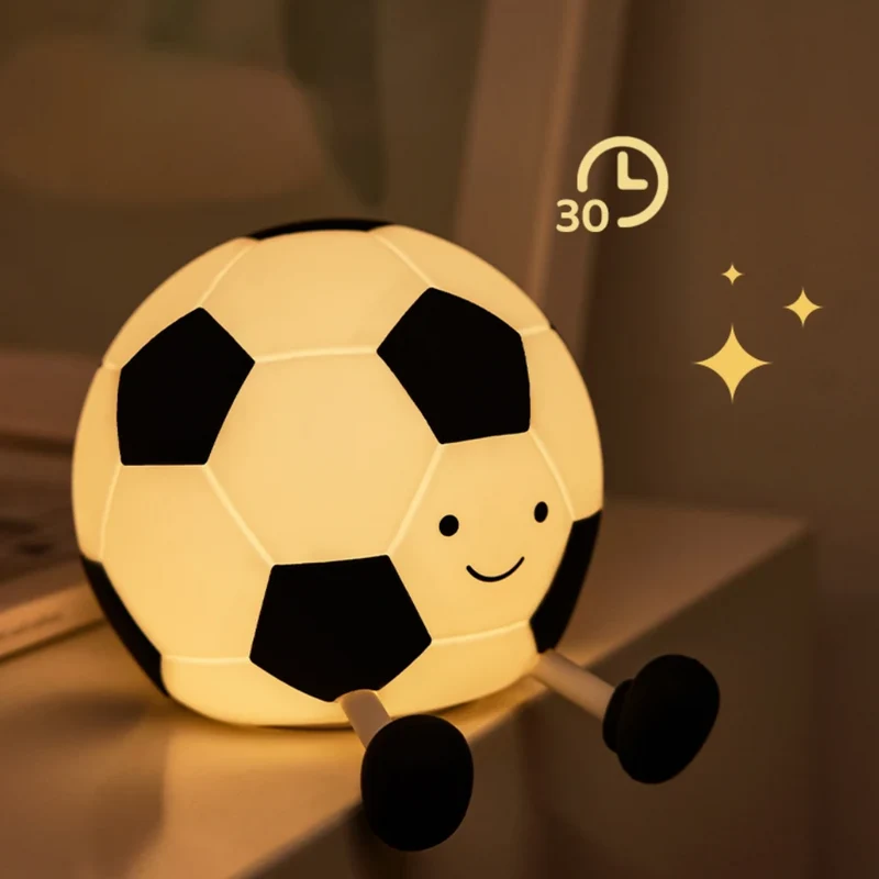 Veilleuse Ballon de Foot Tactile Apaisante