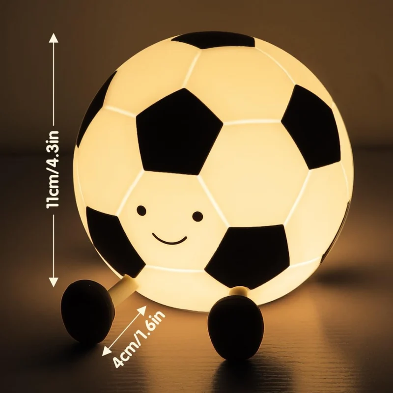Veilleuse Ballon de Foot Tactile Apaisante