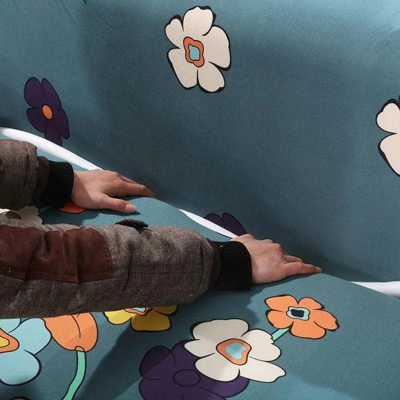 FLEURY - Housse extensible pour canapé et fauteuil - Housse De France