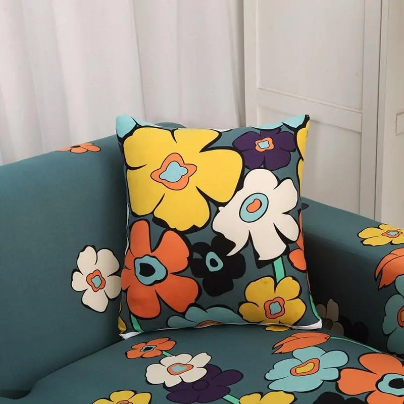 FLEURY - Housse extensible pour canapé et fauteuil - Housse De France