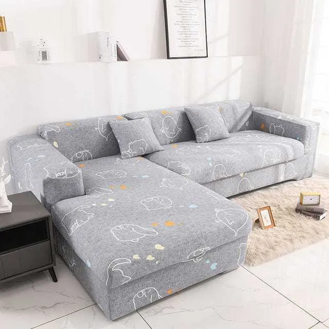 Housse canapé d'angle ou en forme L BOPADK