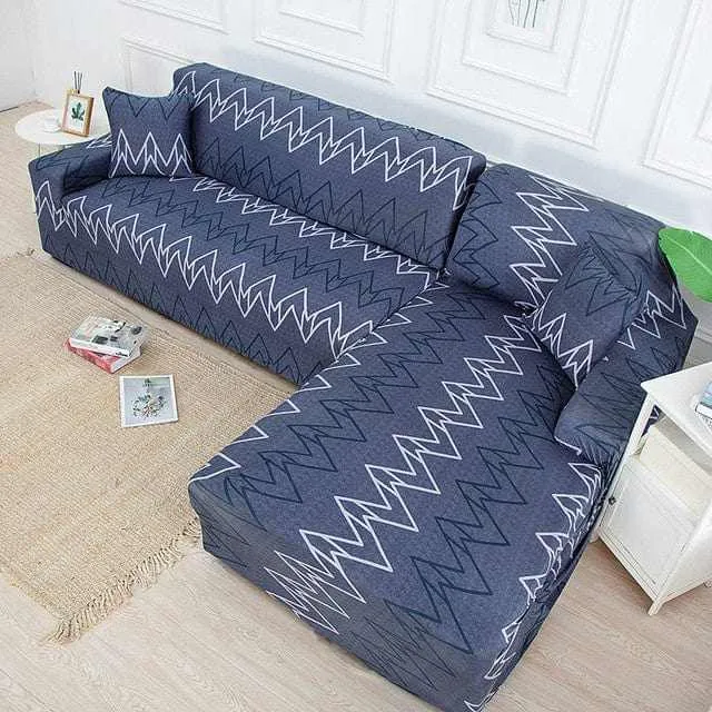 Housse canapé d'angle GEOMEDOL