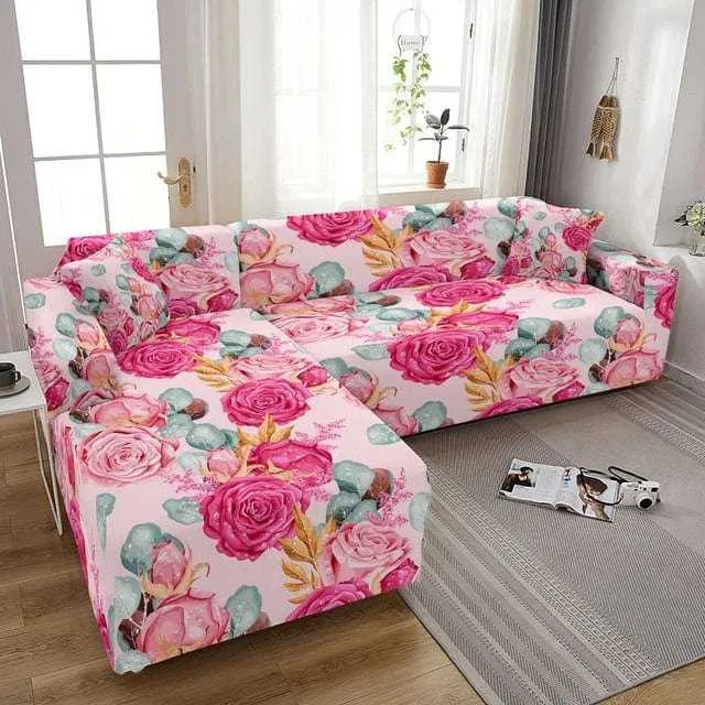 Housse canapé d'angle ROSEBOMY