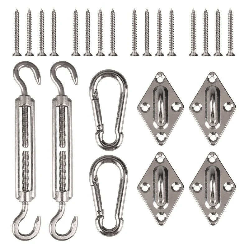 Kit fixation voile d'ombrage