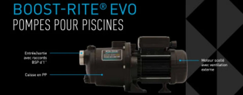 Surpresseur Robot Piscine Boost-Rite Evo 1,5 CV - Pentair (Longue Distance)