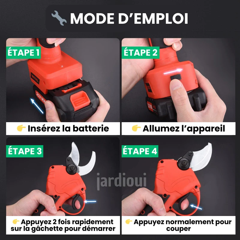 Sécateur Électrique Sans Fil | SecaPro