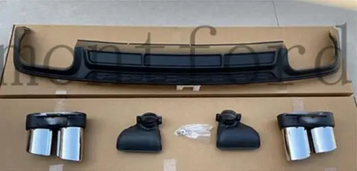 Diffuseur Arrière Audi A6 S6 C8 2019-2021 avec 4 Embouts Argent ou Noirs