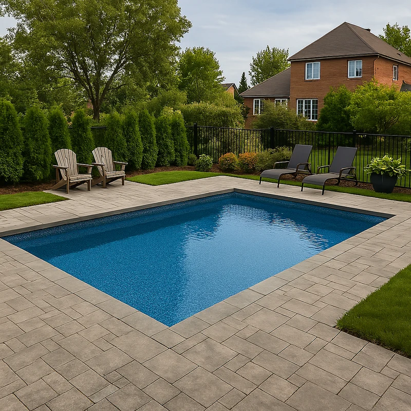 GoPool Solena™ 12' X 24' - Kit de Piscine Creusée avec Panneaux d'Acier