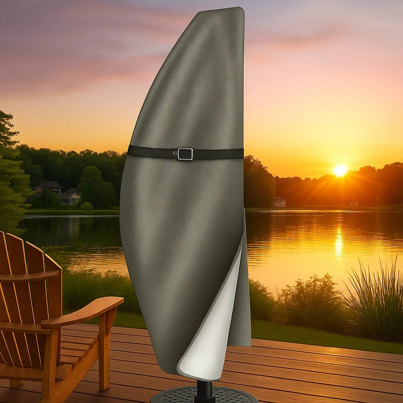 Housse de Protection pour Parasol Déporté Ultra-Résistante