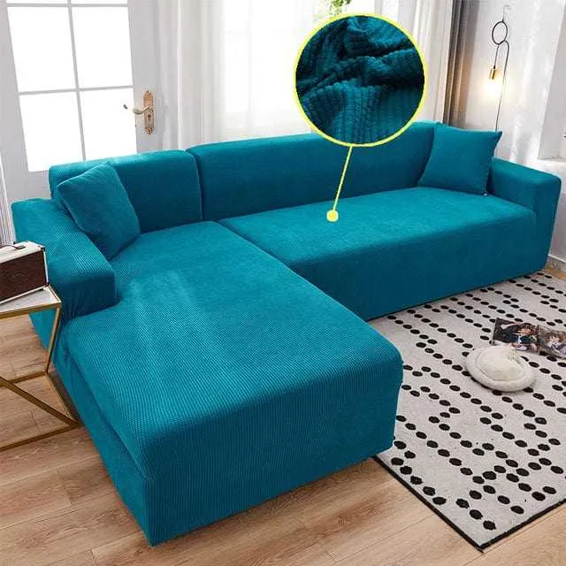 Housse canapé d'angle TCHICKO