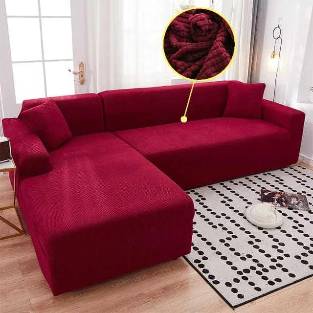 Housse canapé d'angle TCHICKO