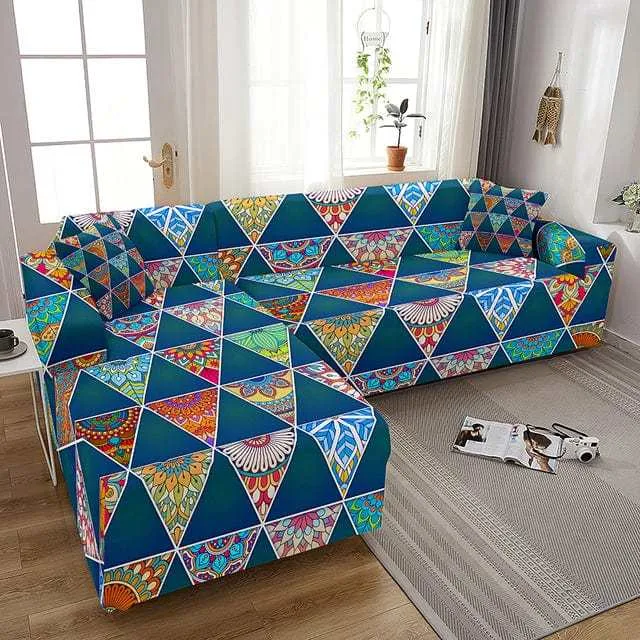 Housse canapé d'angle POMFLOM