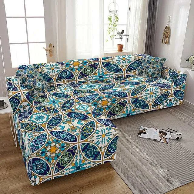 Housse canapé d'angle POMFLOM