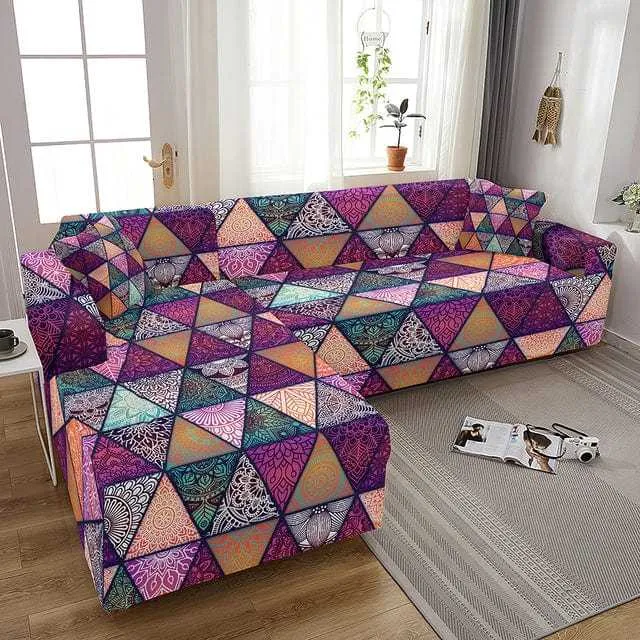 Housse canapé d'angle POMFLOM