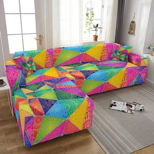 Housse canapé d'angle POMFLOM