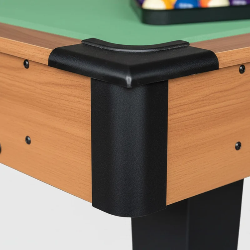 Table de billard compacte avec accessoires 78 x 120 x 61 cm plaisir de jeu authentique style moderne en MDF vert 13_0018632