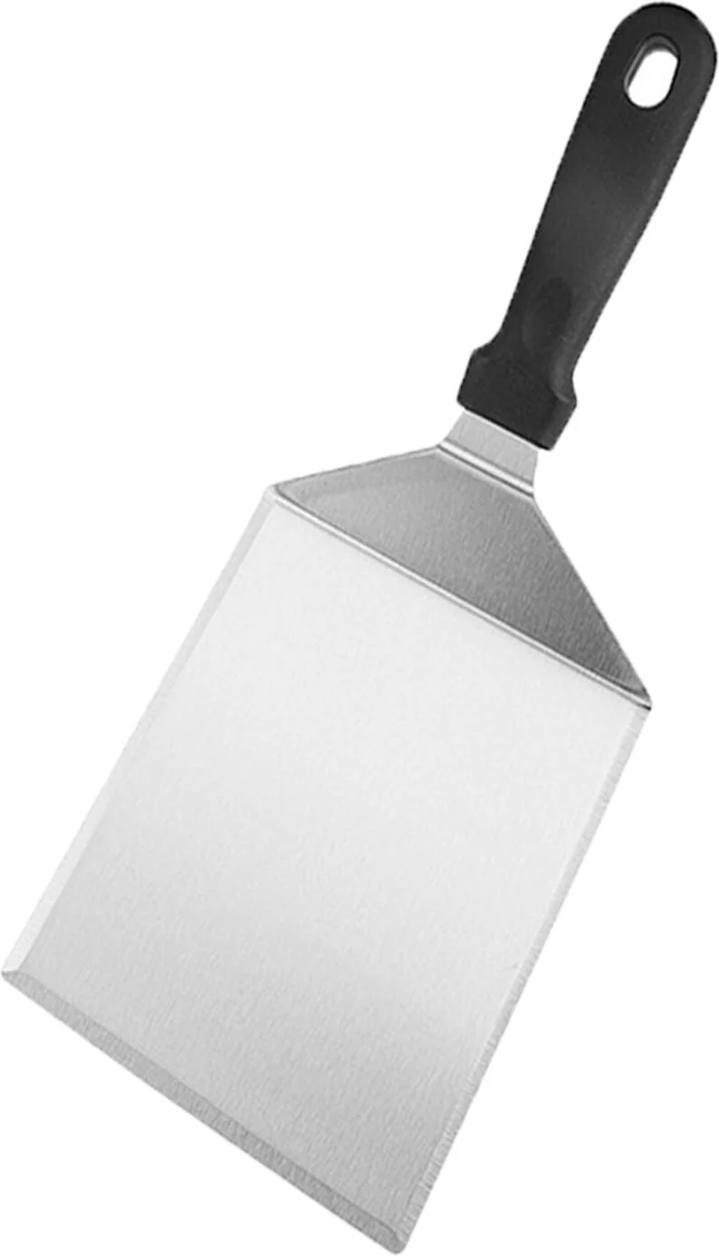 Lot de 5 accessoires pour hamburgers barbecue presse spatules cloches 7 x 14 cm en inox noir 13_0018657