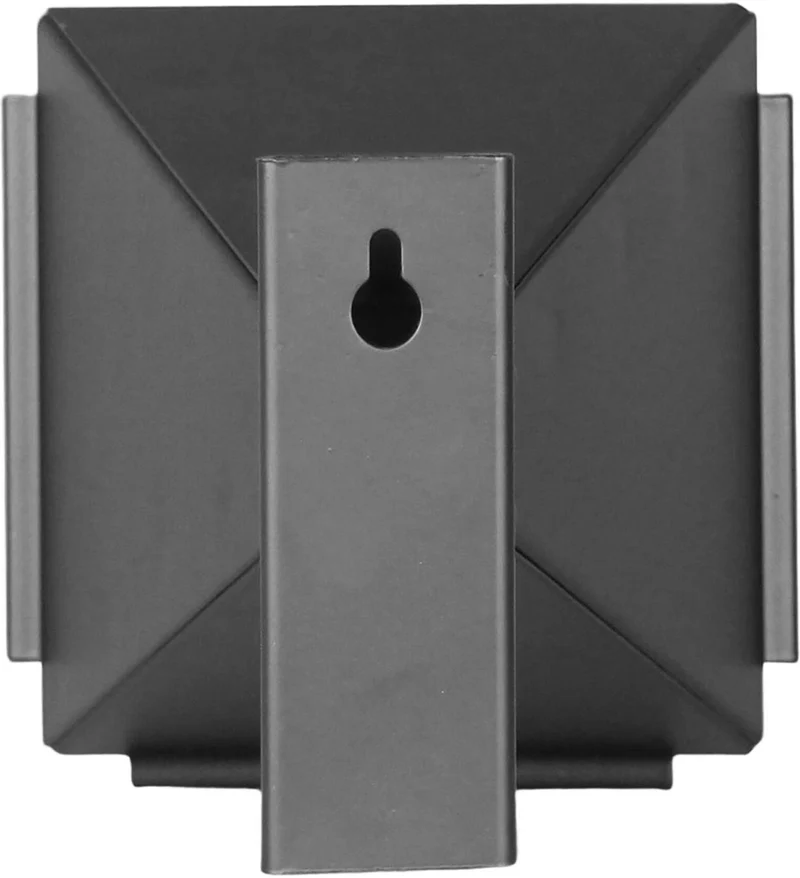 Bac pare-balles robuste collecte billes 14 x 14 x 17 cm extérieur adaptable en tôle d'acier noir 13_0018656