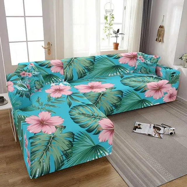 Housse canapé d'angle ou en forme L BUTTERFLY