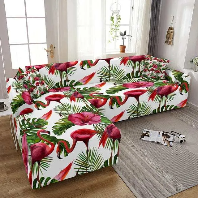 Housse canapé d'angle ou en forme L BUTTERFLY