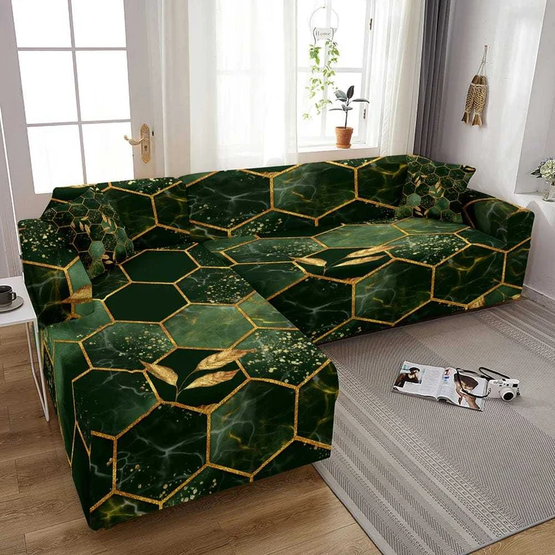 Housse canapé d'angle PINTERA