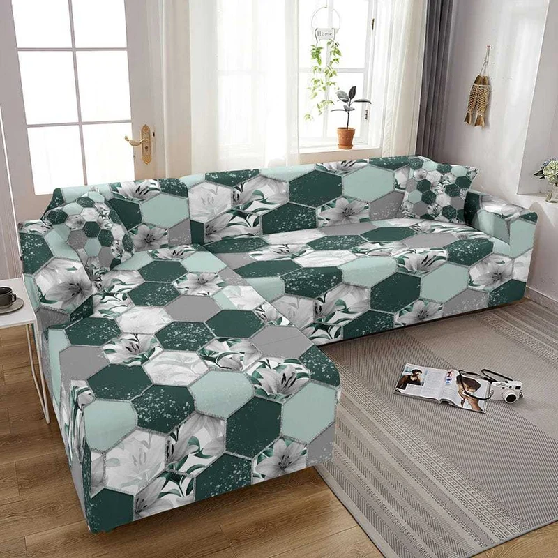 Housse canapé d'angle PINTERA