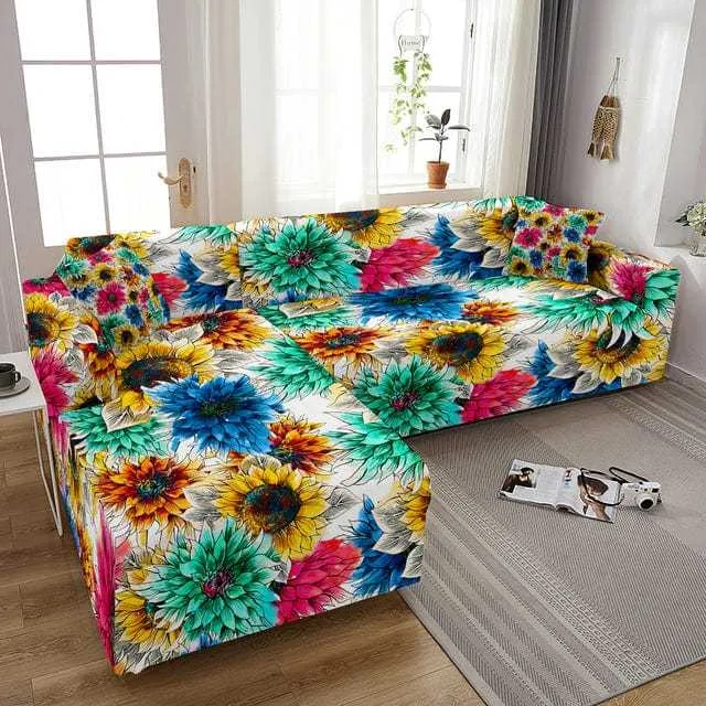 Housse canapé d'angle TOURNFLY