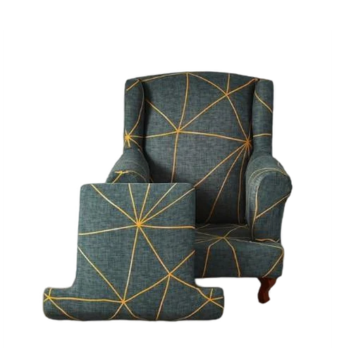Housse fauteuil Crapaud Géométrique Gris