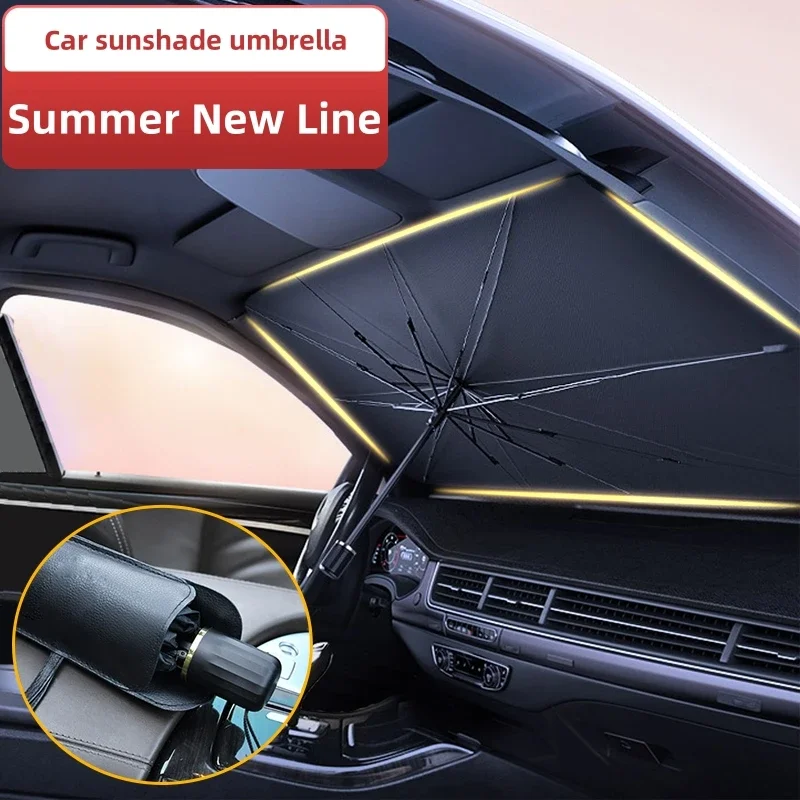 Pare-Soleil Parapluie Pare-Brise Voiture Pliable Anti-UV