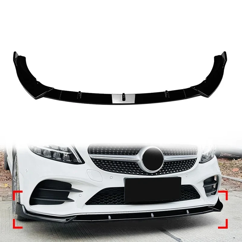Lame Avant 3 Pièces Mercedes Classe C W205 AMG Line 2019-2021