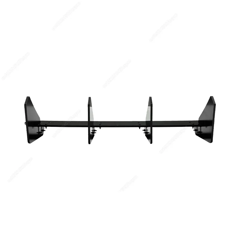 Diffuseur Arrière VW Golf 6 MK6 TDI TSI 2008-2013 4 Ailettes Noir Brillant