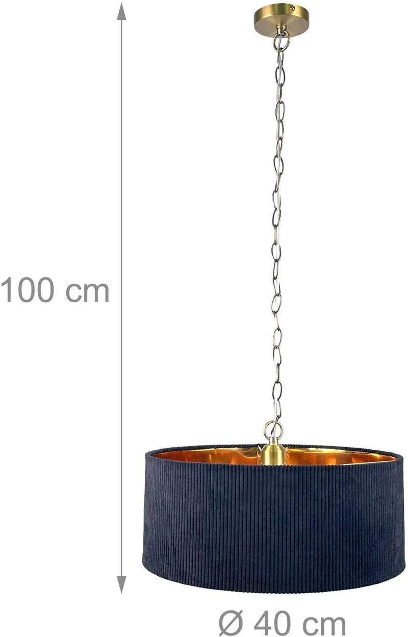 Suspension moderne et rétro 180 x 40 cm ambiance cosy design scandinave en coton noir 13_0018761