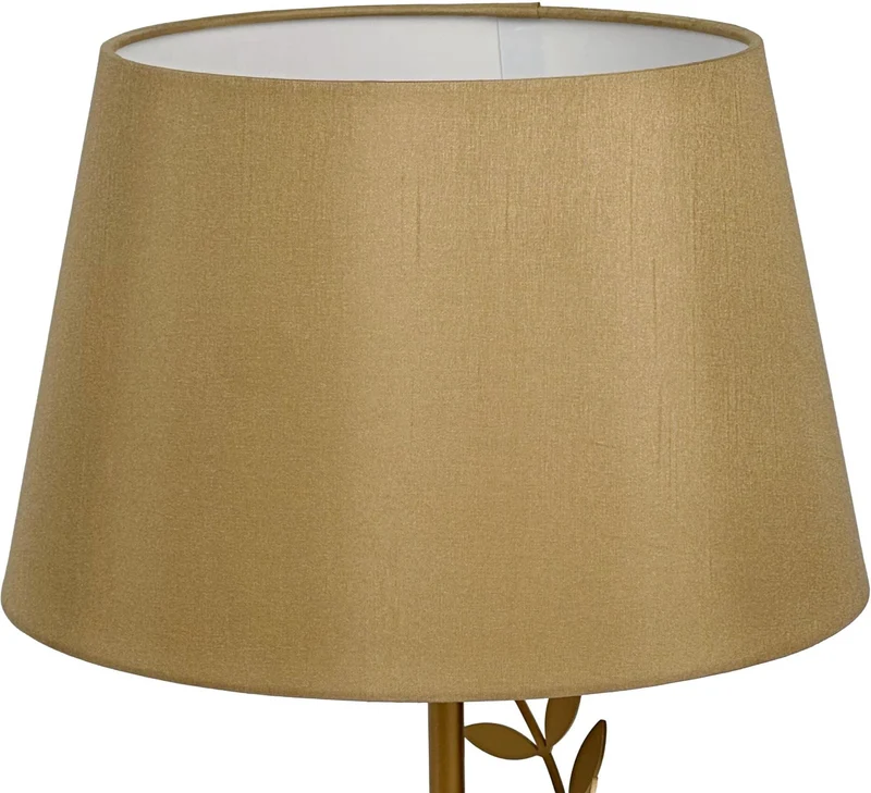 Lampe de table design moderne 55 x 27 cm ambiance chaleureuse décoratif en métal doré 13_0018759
