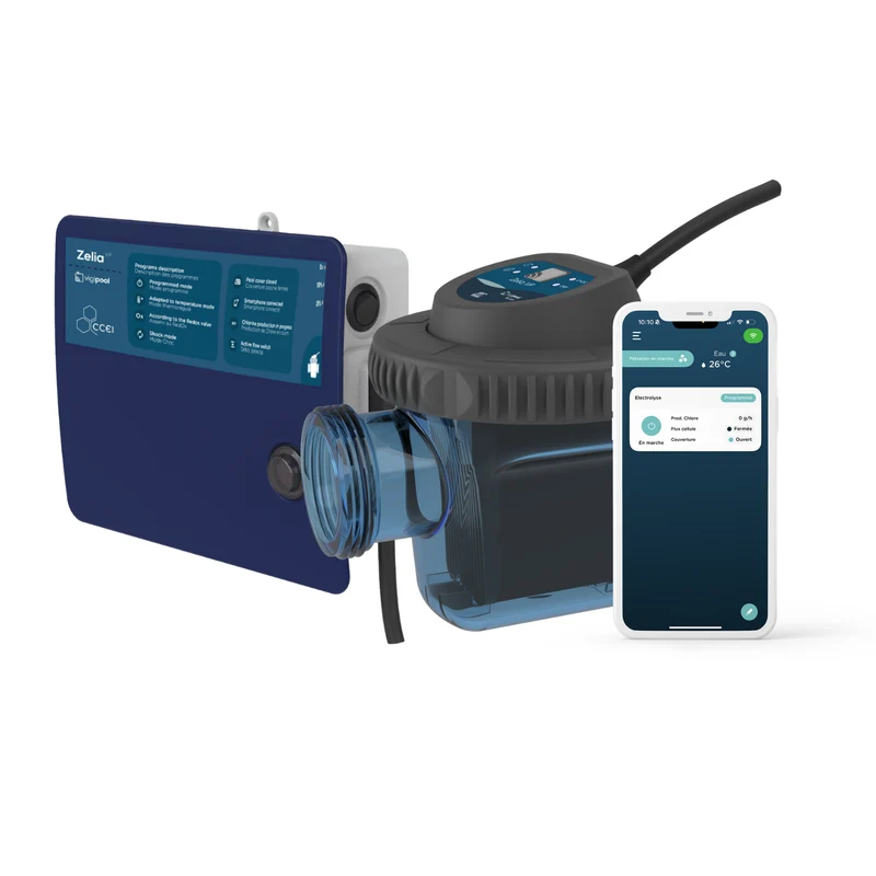 Électrolyseur Connecté CCEI Zelia VP S - Piscine 30 m³