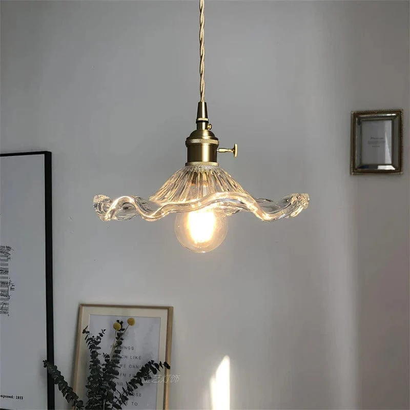 Lustre Élégance Verre Artisanal Intemporel