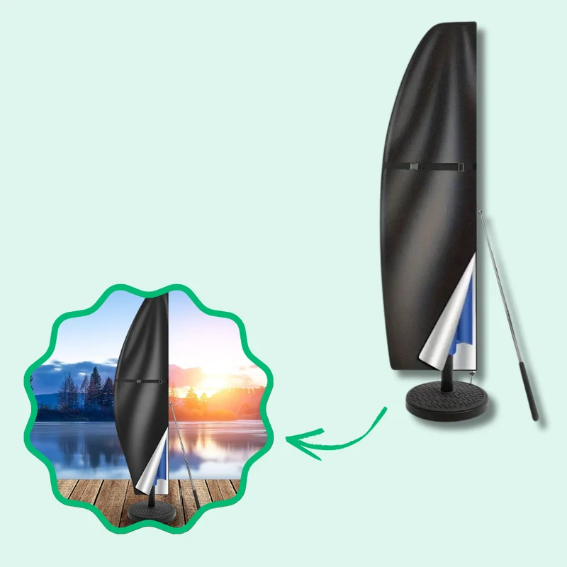 Housse Protectrice Intégrale Anti-UV pour Parasol