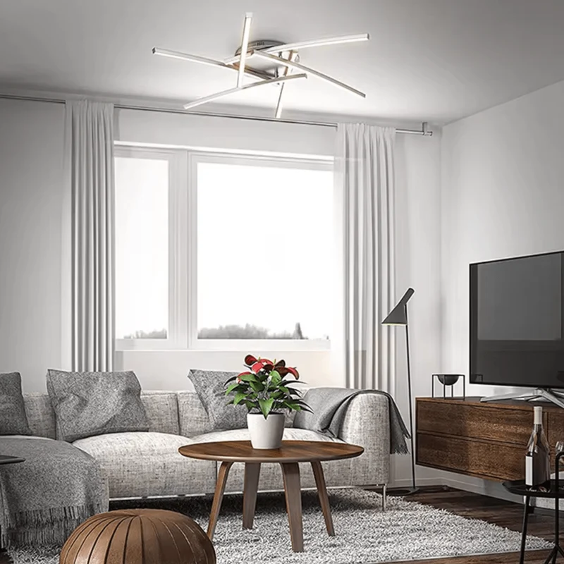 Plafonnier Luminaire Multi-Branches Innovant