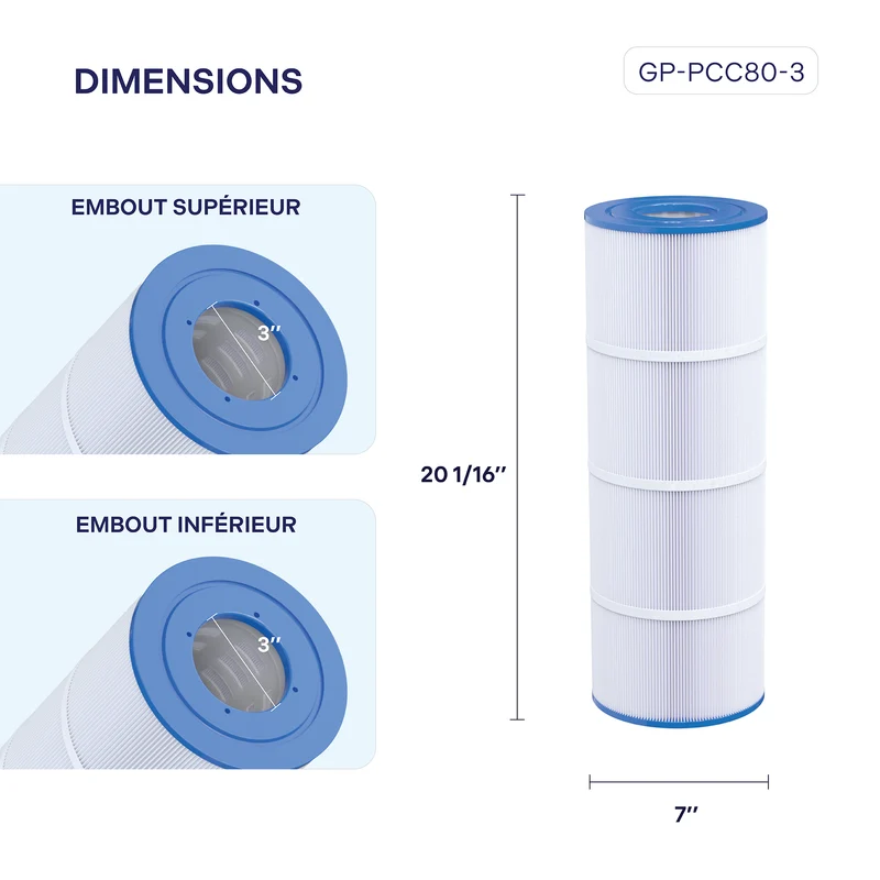 Cartouche Pentair Clean & Clear 320 pi²